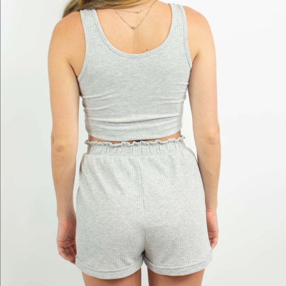 Blue Blush Rib Tank - Picture 5 of 5